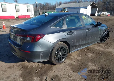 2025 Honda Civic Sport from USA, damaged, VIN 2HGFE2F50SH519804